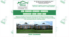 Desktop Screenshot of greengoosecleaning.com